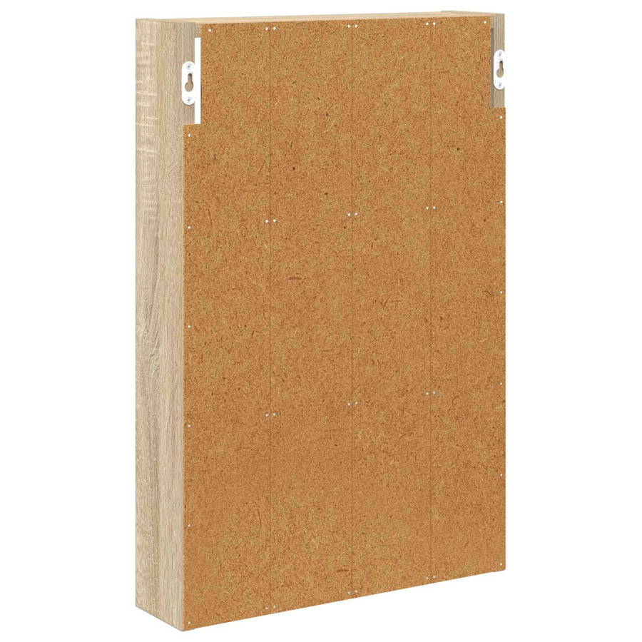 Badkamer wandkast met plank Sonoma Eiken 40 x 10 x 60,5 cm