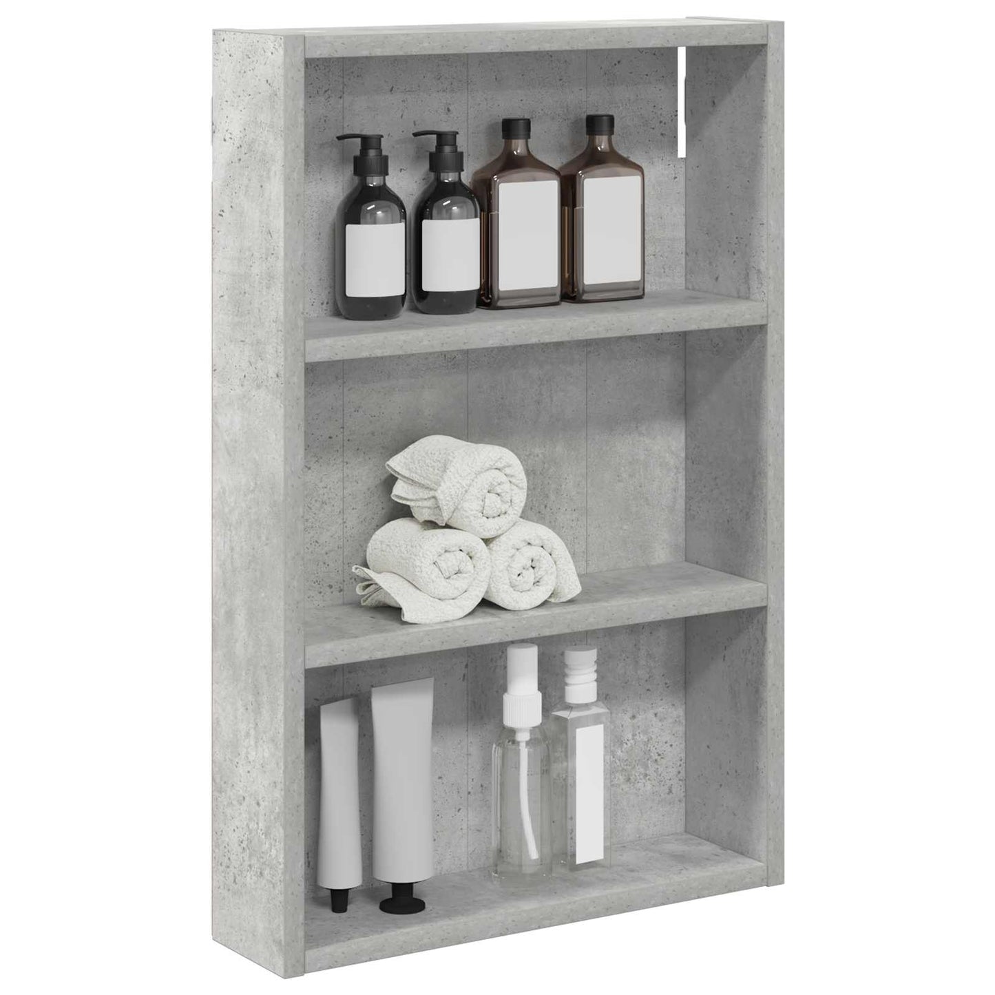Badkamer wandkast met plank Beton Grijs 40 x 10 x 60,5 cm