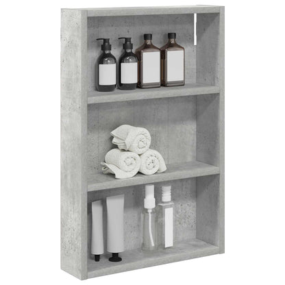 Badkamer wandkast met plank Beton Grijs 40 x 10 x 60,5 cm