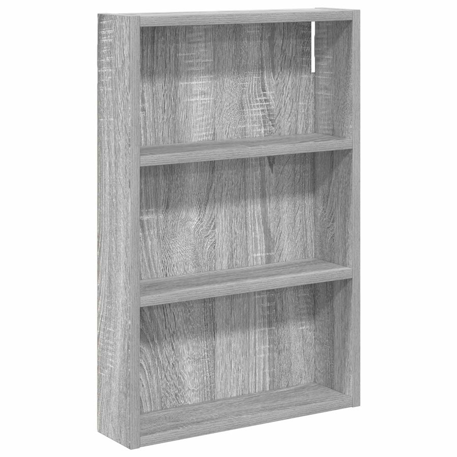 Badkamer wandkast met plank Grijze Sonoma 40 x 10 x 60,5 cm