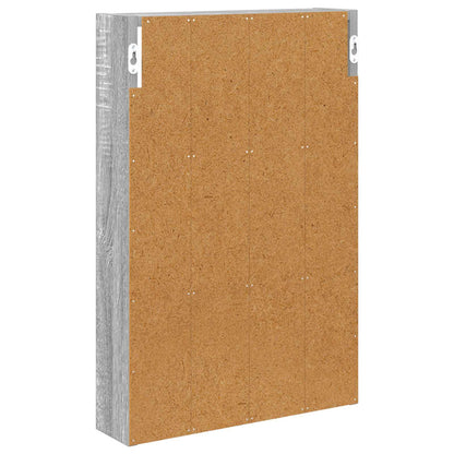 Badkamer wandkast met plank Grijze Sonoma 40 x 10 x 60,5 cm