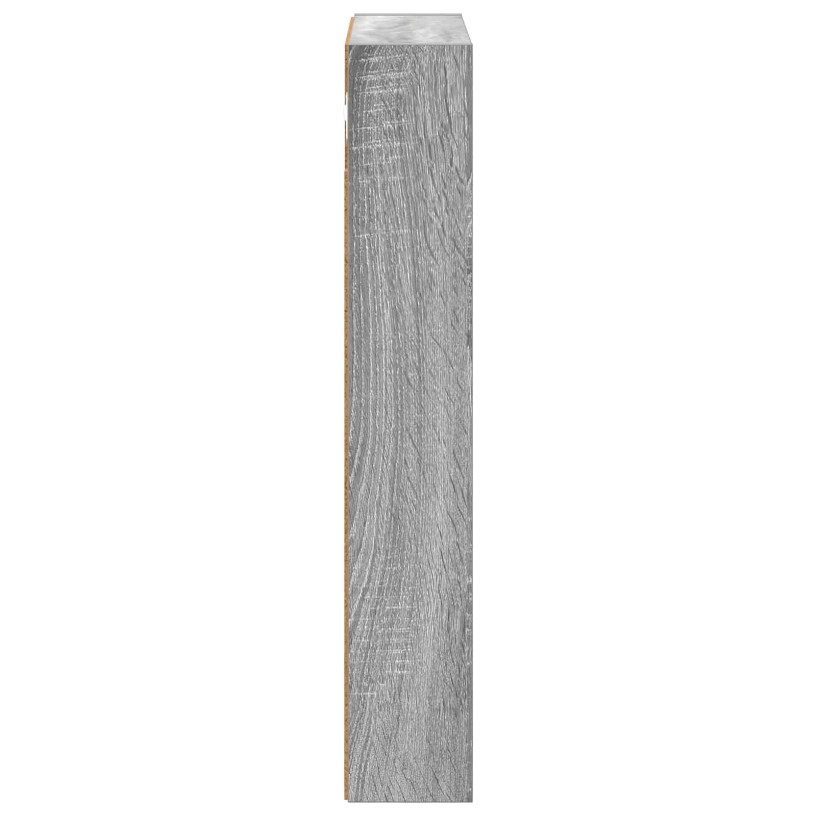 Badkamer wandkast met plank Grijze Sonoma 40 x 10 x 60,5 cm