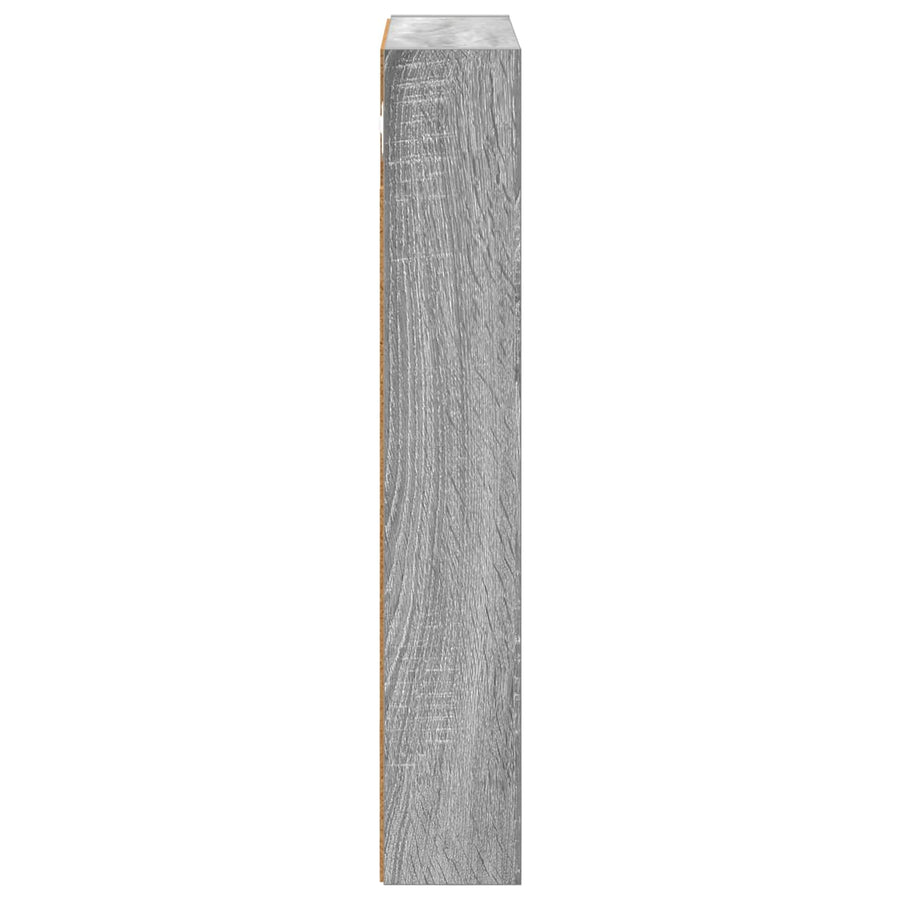 Badkamer wandkast met plank Grijze Sonoma 40 x 10 x 60,5 cm