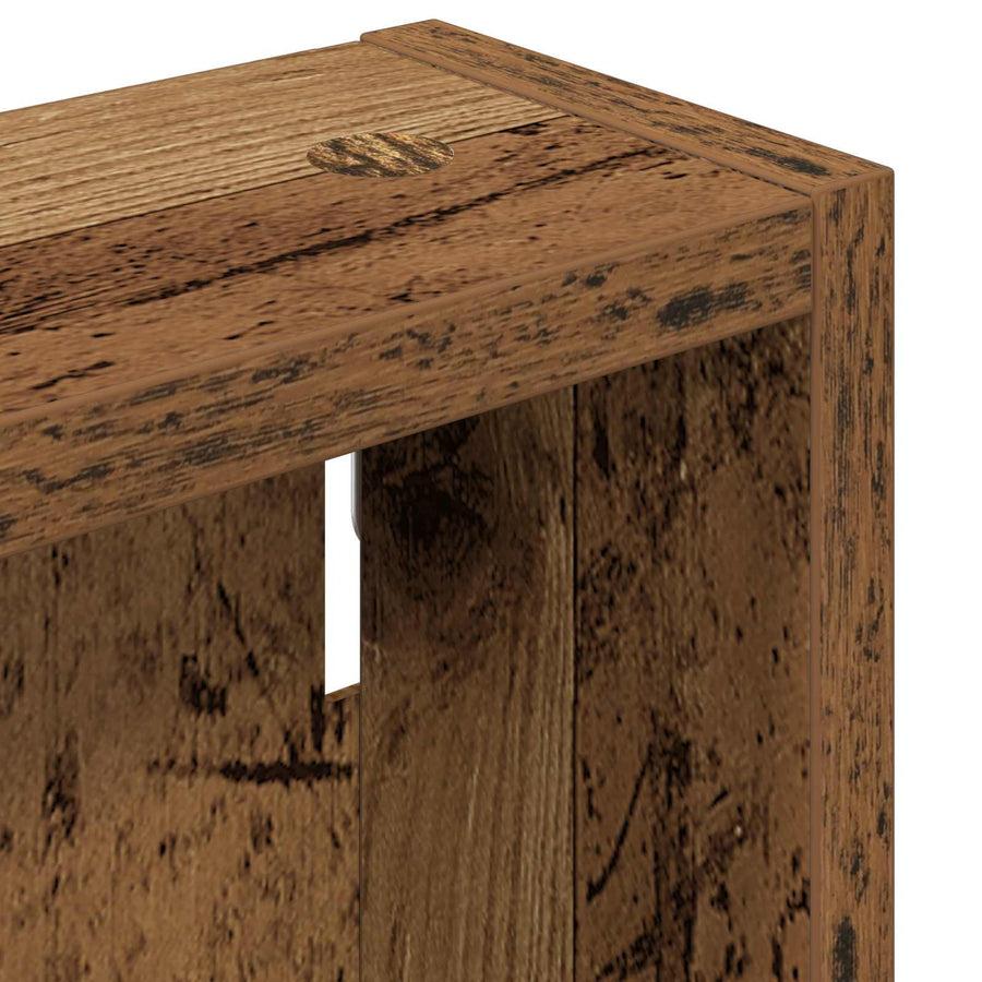 Badkamer wandkast Oudhout 40 x 10 x 60,5 cm Geconstrueerd hout