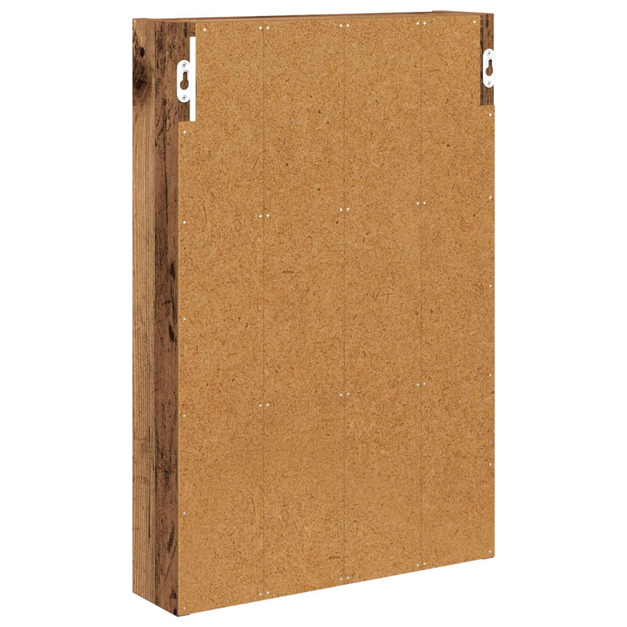 Badkamer wandkast Oudhout 40 x 10 x 60,5 cm Geconstrueerd hout