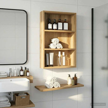 Badkamer wandkast Ambachtelijk eiken 40 x 10 x 60,5 cm