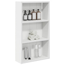 Badkamer wandkast Wit 40 x 14 x 70 cm Geconstrueerd hout