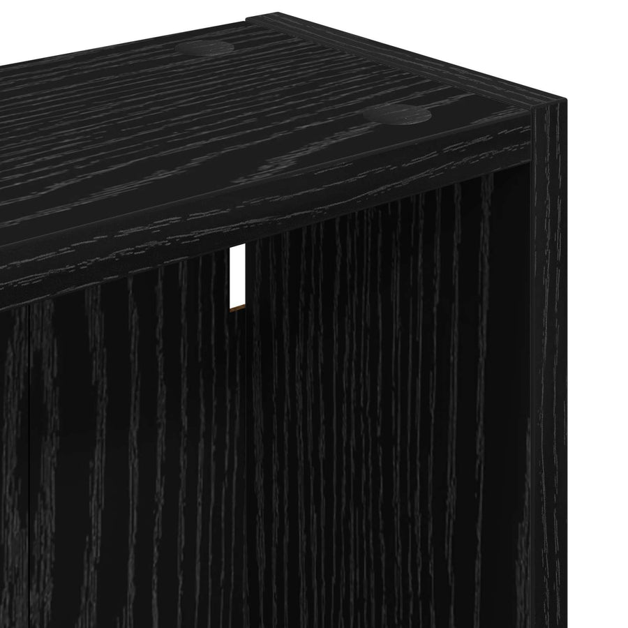 Badkamer wandkast Zwarte Eik 40 x 14 x 70 cm Geconstrueerd hout