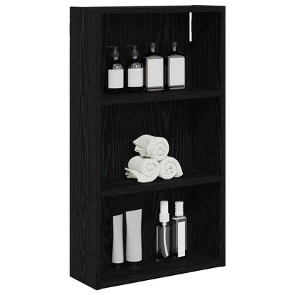 Badkamer wandkast Zwarte Eik 40 x 14 x 70 cm Geconstrueerd hout