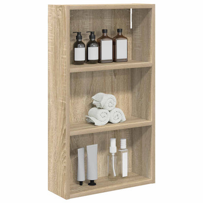 Badkamer wandkast met plank Sonoma Eiken 40 x 14 x 70 cm