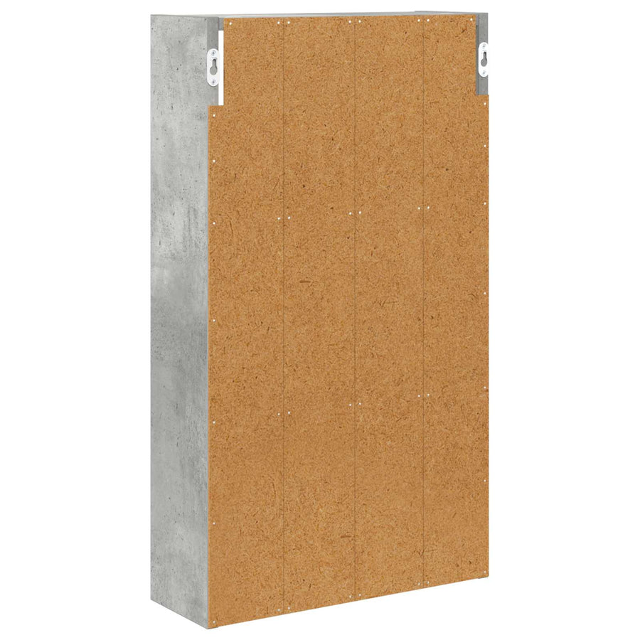 Badkamer wandkast met plank Beton Grijs 40 x 14 x 70 cm