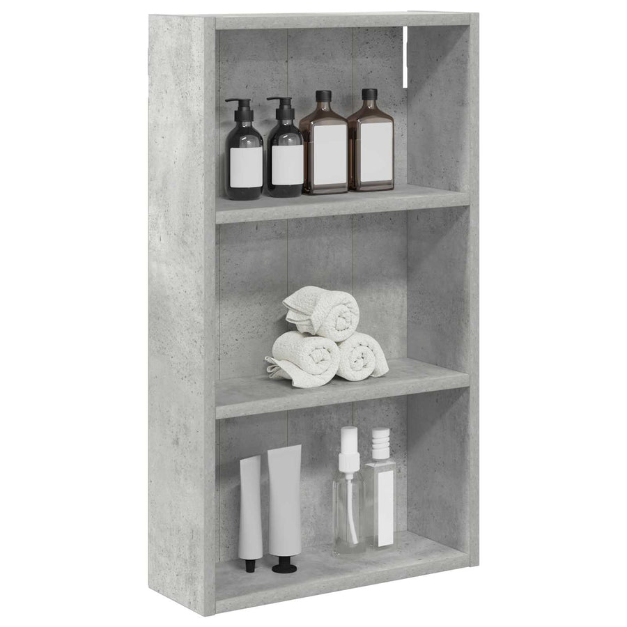 Badkamer wandkast met plank Beton Grijs 40 x 14 x 70 cm