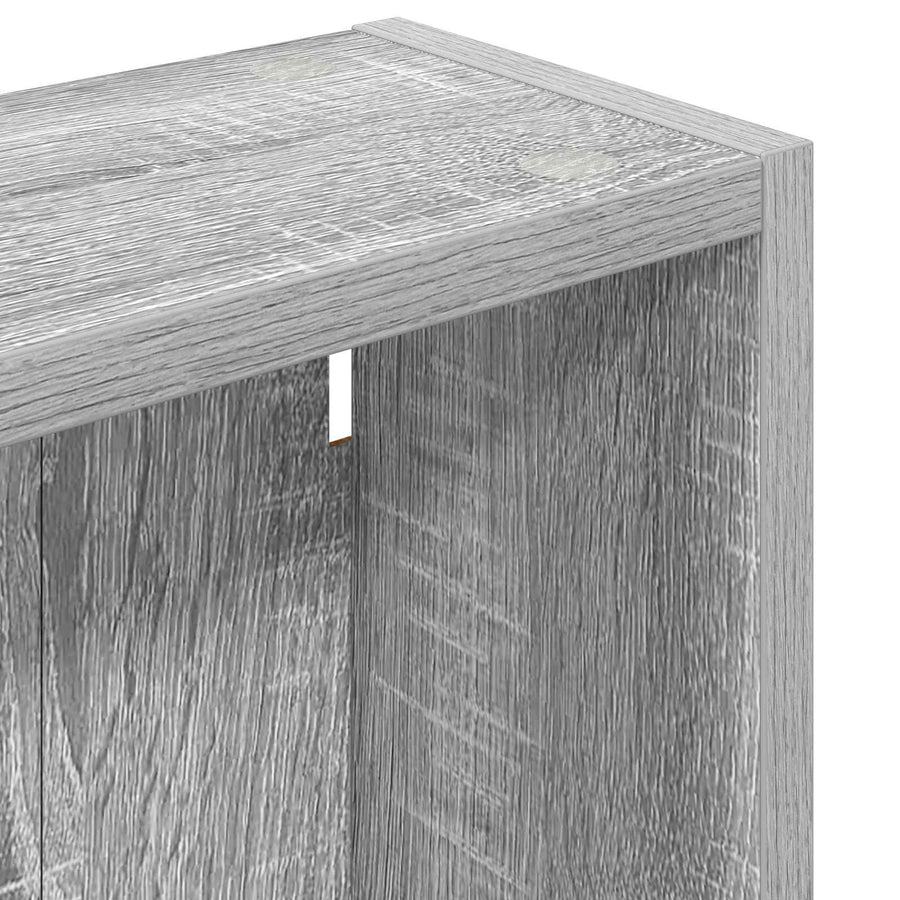 Badkamer wandkast met plank Grijze Sonoma 40 x 14 x 70 cm