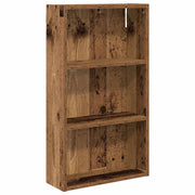 Badkamer wandkast 40x14x70 cm oudhout