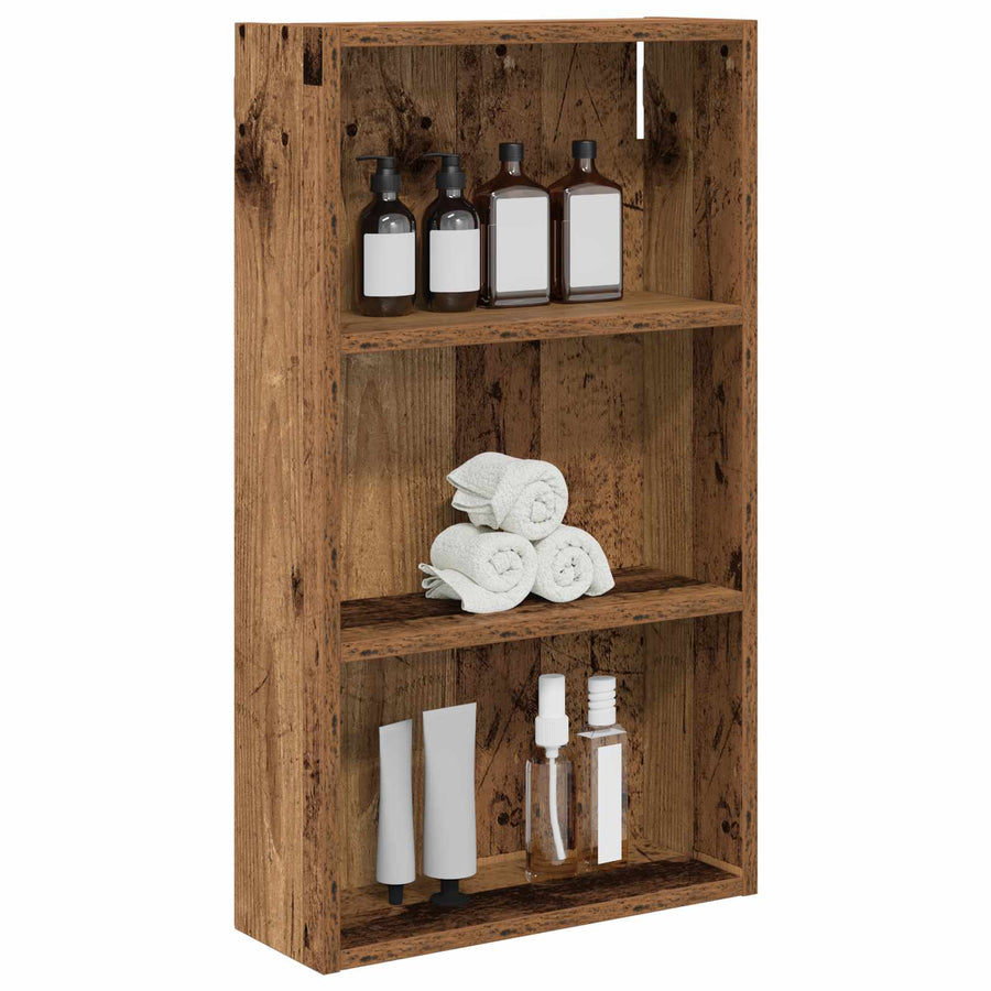 Badkamer wandkast Oudhout 40 x 14 x 70 cm Geconstrueerd hout
