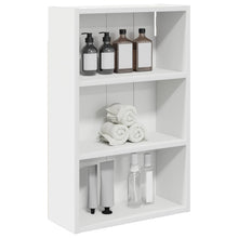 Badkamer wandkast Wit 40 x 16 x 62,5 cm Geconstrueerd hout