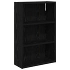 Bathroom wall cabinet with shelf Black Oak 40 x 16 x 62.5 cm