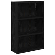 Badkamer wandkast 40x16x62,5 cm zwarte eik