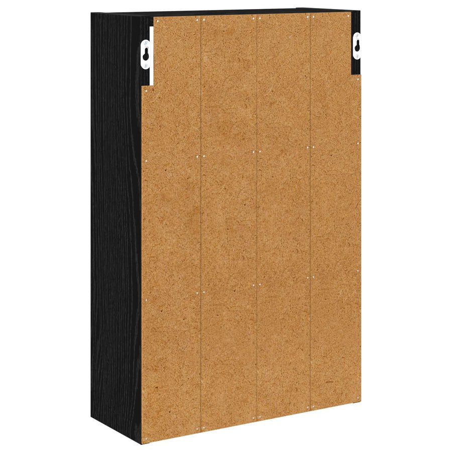 Badkamer wandkast met plank Zwarte Eik 40 x 16 x 62,5 cm