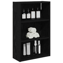 Badkamer wandkast met plank Zwarte Eik 40 x 16 x 62,5 cm
