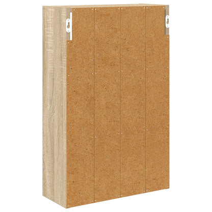 Badkamer wandkast met plank Sonoma Eiken 40 x 16 x 62,5 cm