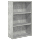 Bathroom Wall Cabinet with Shelf Concrete Grey 40 x 16 x 62.5 cm