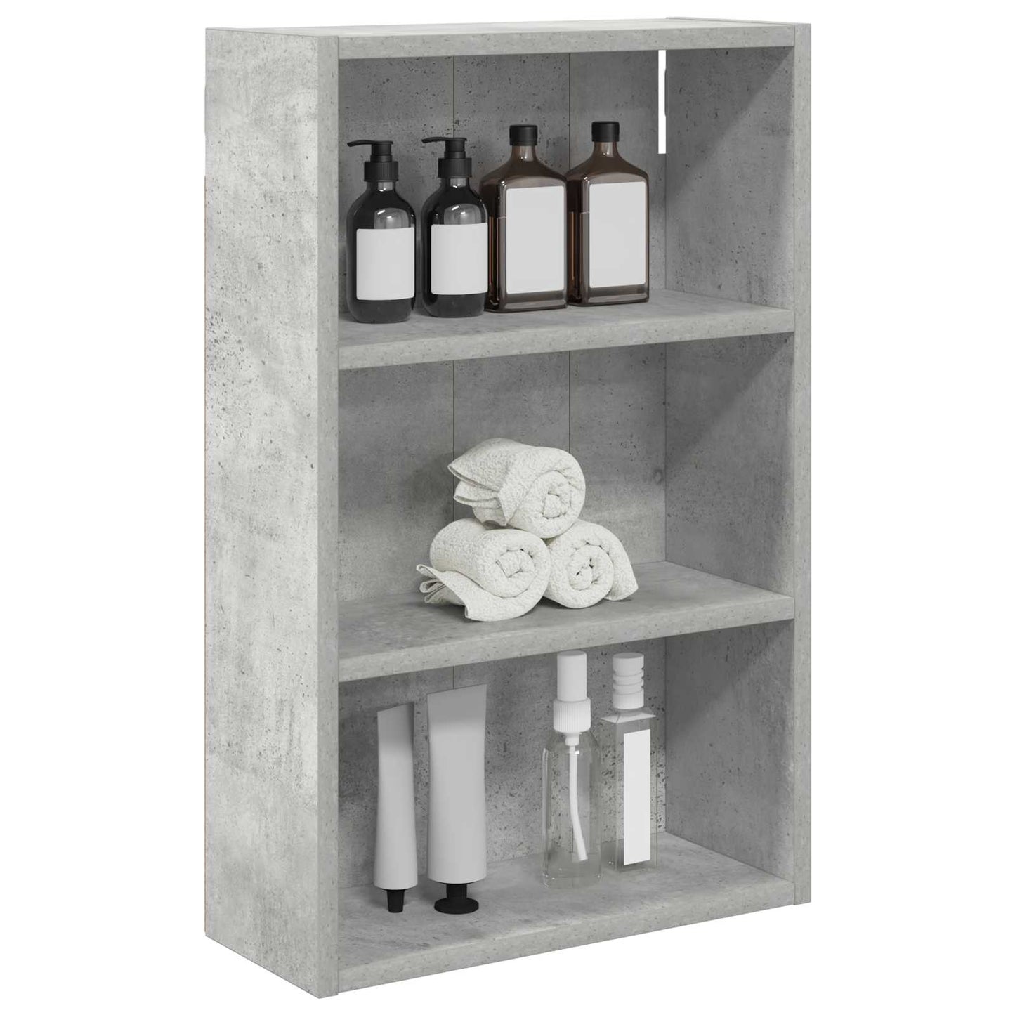 Badkamer wandkast met plank Beton Grijs 40 x 16 x 62,5 cm