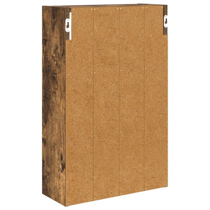 Badkamer wandkast met plank Gerookte Eik 40 x 16 x 62,5 cm