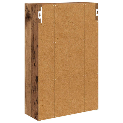 Badkamer wandkast Oudhout 40 x 16 x 62,5 cm Geconstrueerd hout