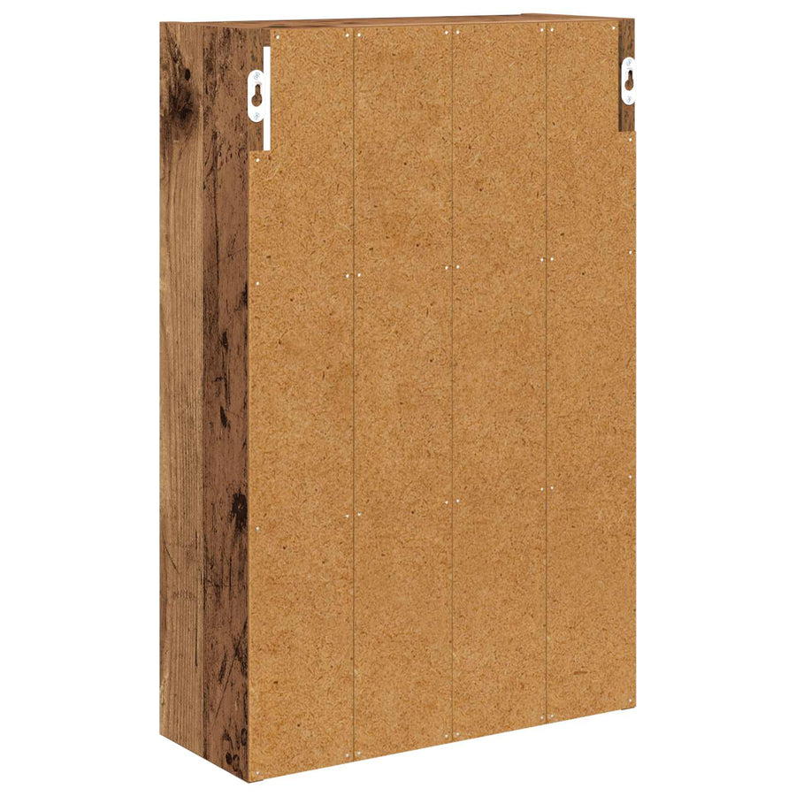 Badkamer wandkast Oudhout 40 x 16 x 62,5 cm Geconstrueerd hout