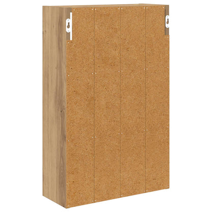 Badkamer wandkast met plank Artisanaal eiken 40 x 16 x 62,5 cm