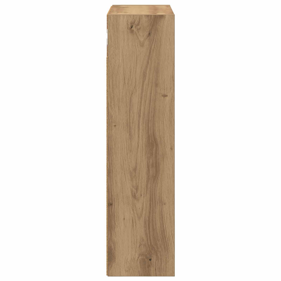Badkamer wandkast met plank Artisanaal eiken 40 x 16 x 62,5 cm