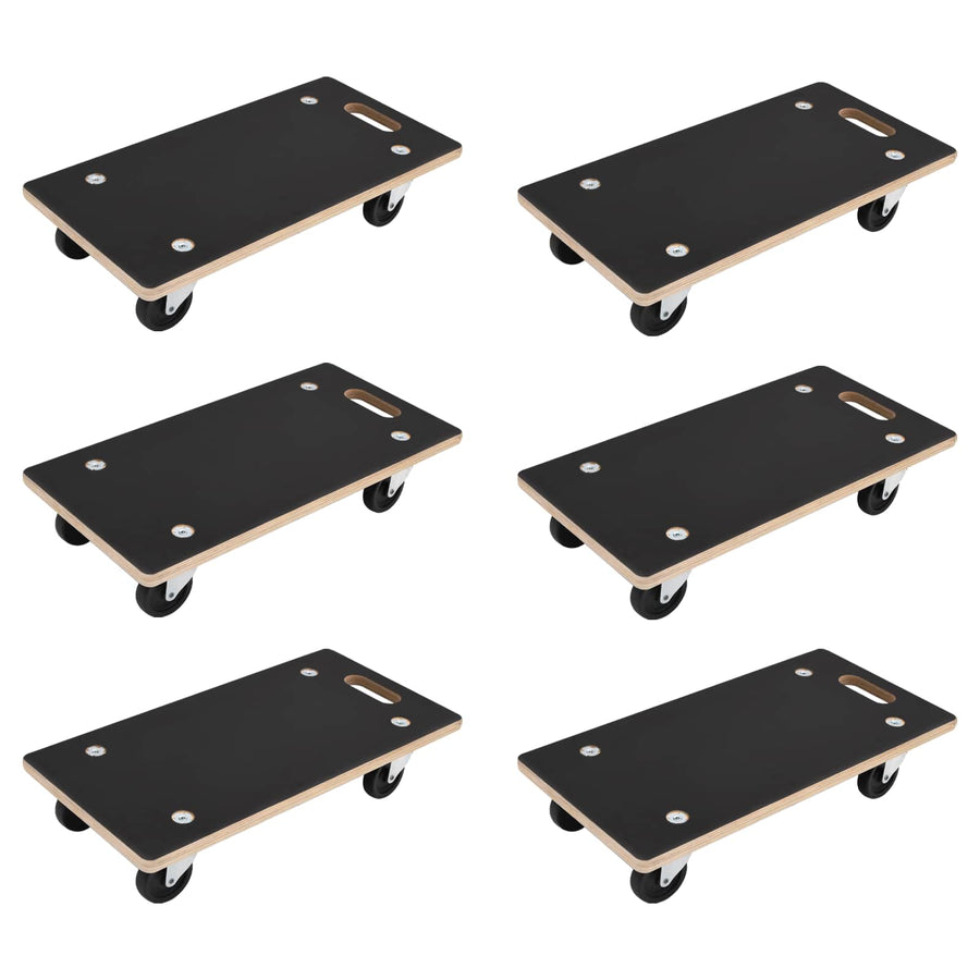 Transportkar 6 pcs Grijs Multiplex