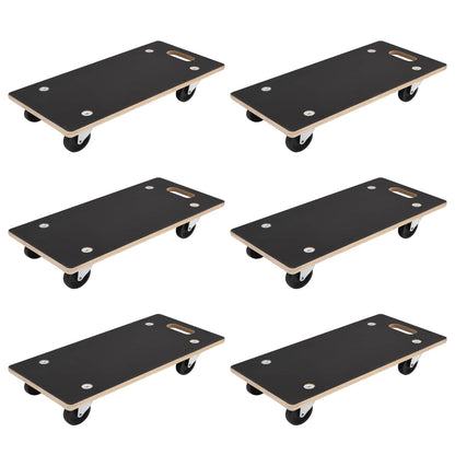 Transportkar 6 pcs Grijs Multiplex