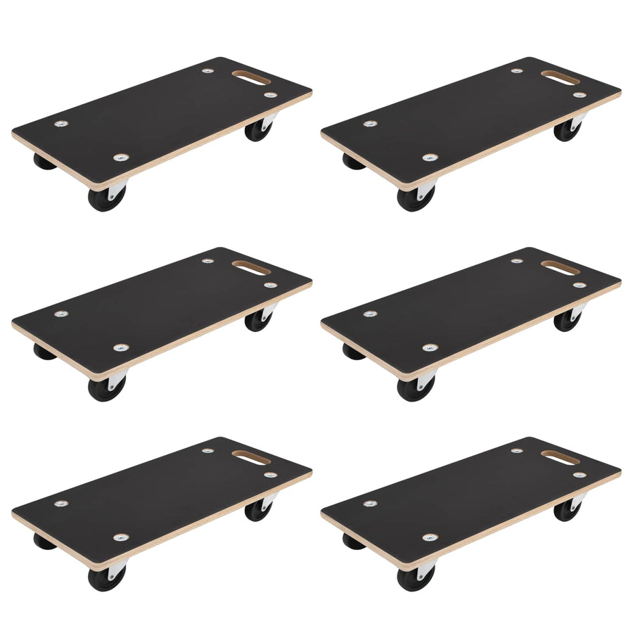Transportkar 6 pcs Grijs Multiplex