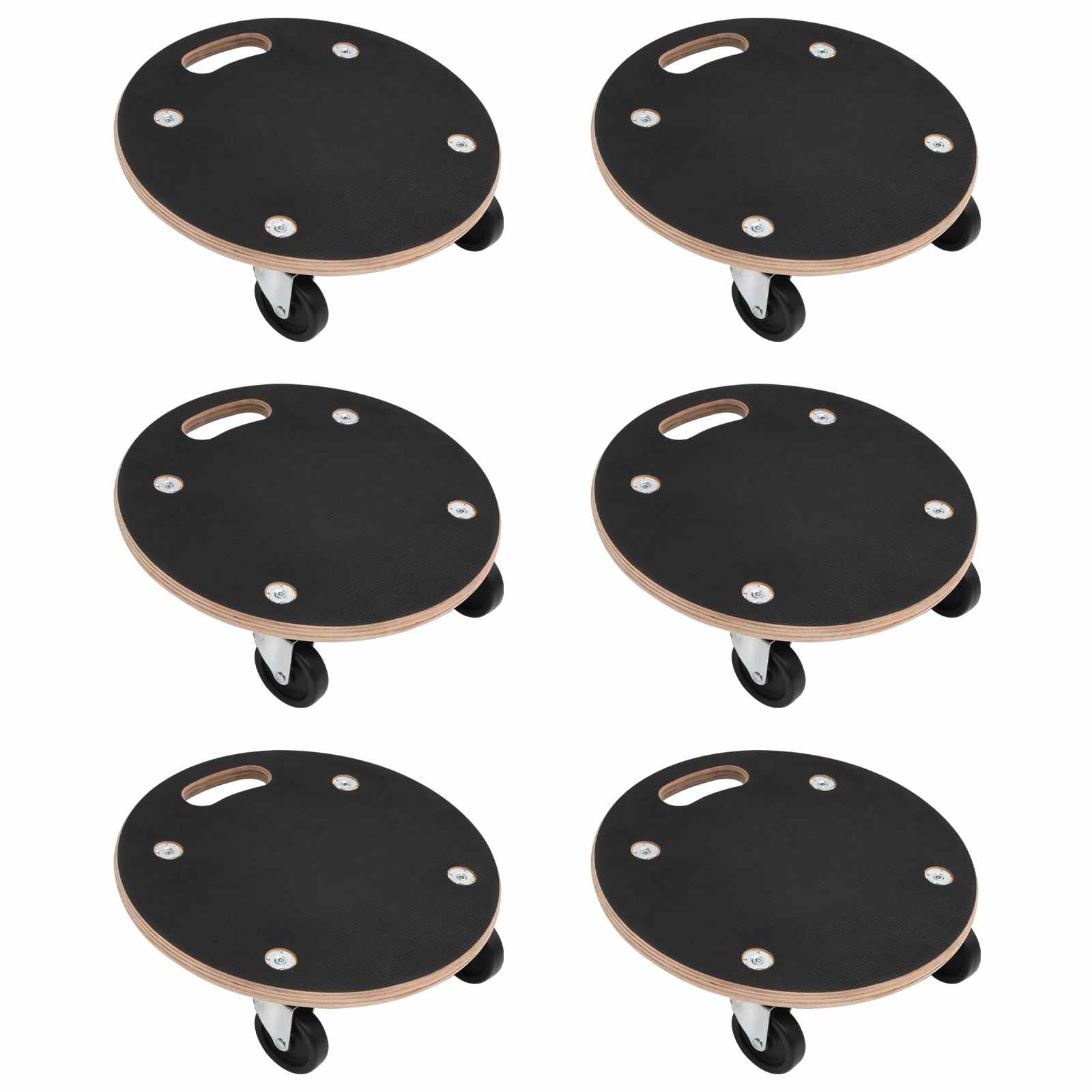 Transportkar 6 pcs Grijs Multiplex