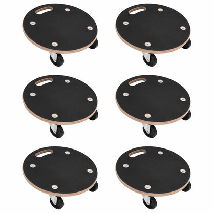 Transportkar 6 pcs Grijs Multiplex