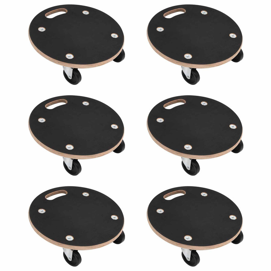 Transportkar 6 pcs Grijs Multiplex