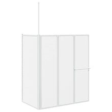 Bad Scheidingswand Mat 120 x 70 x 137 cm Aluminium & PP Paneel