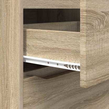 Opslagkasten 2 pcs Sonoma Eiken 80 x 48 x 105 cm Bewerkt hout