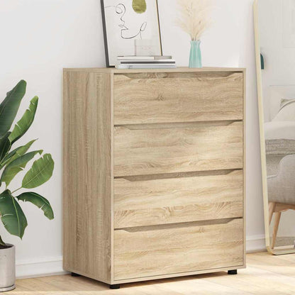 Opslagkasten 2 pcs Sonoma Eiken 80 x 48 x 105 cm Bewerkt hout