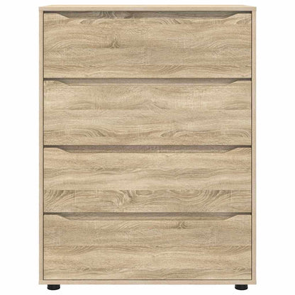 Opslagkasten 2 pcs Sonoma Eiken 80 x 48 x 105 cm Bewerkt hout