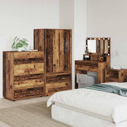 Opbergkast 80x48x105 cm oud hout bewerkt hout