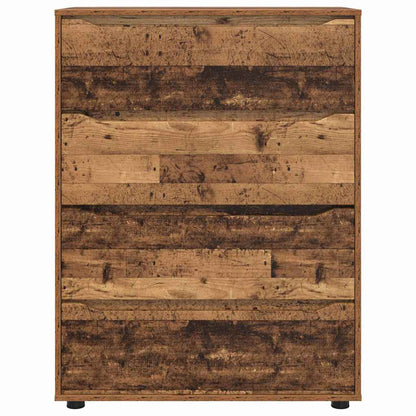 Opslagkasten 2 pcs Oud Hout 80 x 48 x 105 cm Bewerkt hout