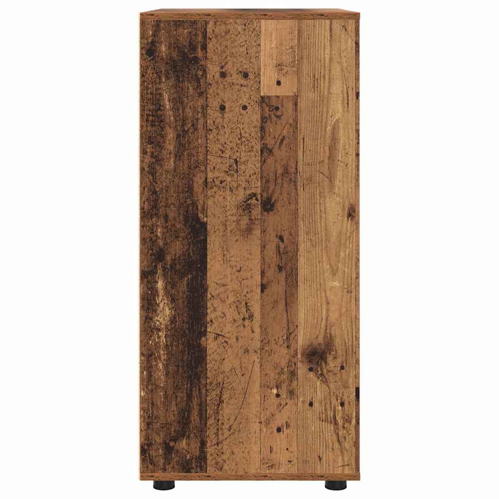 Opslagkasten 2 pcs Oud Hout 80 x 48 x 105 cm Bewerkt hout