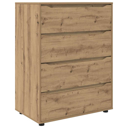 Opslagkasten 2 pcs Artisan Eiken 80 x 48 x 105 cm Bewerkt hout