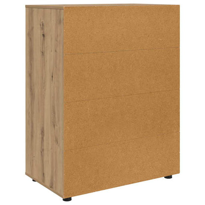 Opslagkasten 2 pcs Artisan Eiken 80 x 48 x 105 cm Bewerkt hout