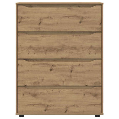 Opslagkasten 2 pcs Artisan Eiken 80 x 48 x 105 cm Bewerkt hout