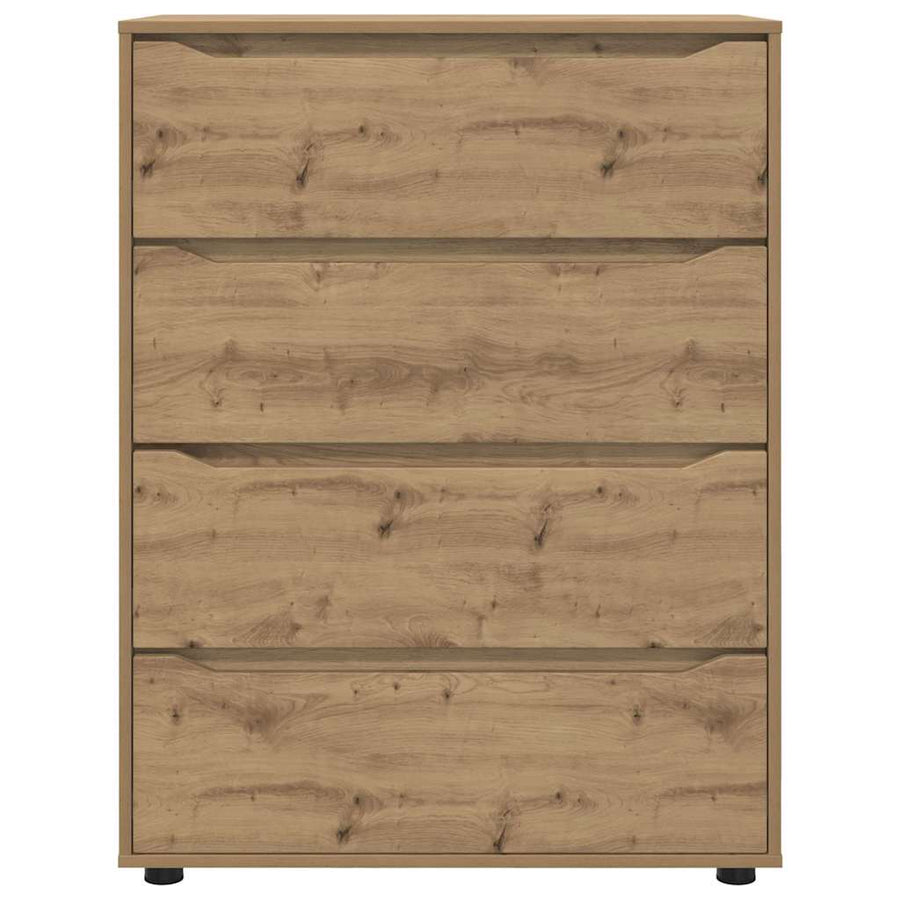 Opslagkasten 2 pcs Artisan Eiken 80 x 48 x 105 cm Bewerkt hout