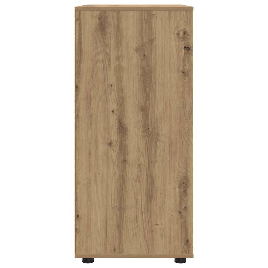Opslagkasten 2 pcs Artisan Eiken 80 x 48 x 105 cm Bewerkt hout